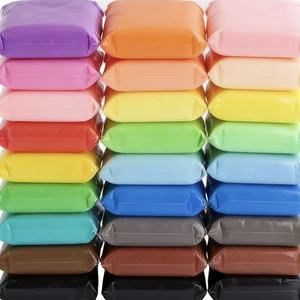 24 Colors Wholesale Ultra-Light Soft Clay Handmade DIY Toy Kids Educational Slime <strong>Modelling</strong> Playdough - Product Image 3