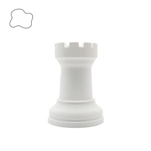 Porte-stylo en forme d'échiquier imprimé en 3D, cadeau créatif et ornement décoratif pour bureau et maison, noir antique, thème échecs - Product Image 6