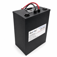 Batterie au lithium LifePO4 personnalisée 72V 30~60Ah pour chariot de golf électrique, vélo électrique, autolaveuse industrielle, cycle profond