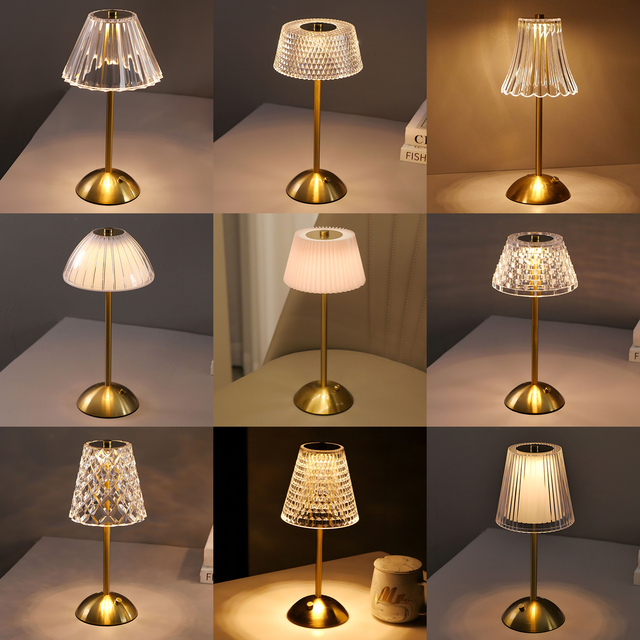 Restaurant Atmosphere Table Lamp Nordic Bar Night Lights for Coffee Bedroom Art Decor Lighting Fixtures Modern LED Table Lamp