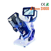 Simulateur de réalité virtuelle VART Machine de jeu de voiture de course d'arcade 9D Vr chaise simulée virtuel 360 chaise Vr