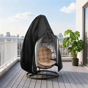Funda Protectora para Muebles de Patio de Tela Oxford de Alta Calidad, Impermeable, Resistente a la Intemperie, con Cierre, para Silla Colgante tipo Hamaca - Product Image 3