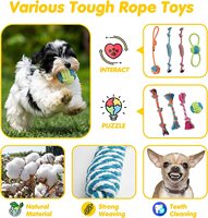 Kangdarpet Kit de Jouets à Mâcher pour Chiens Indestructibles en Peluche et Corde de Coton, Personnalisé, Vente en Gros, pour Mâcheurs Agressifs, avec Sifflet