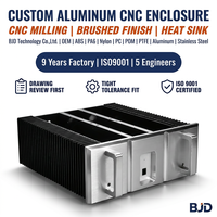Factory Aluminum Extrusion Hollow Speaker Box, Heat Sink, Amplifier Enclosure, CNC Machined Parts, Audio Chassis