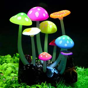 Lichtgevende Plantenvijvers Paddenstoel Anubias Sets Zijde Miniatuur Mini Plant Voor Kunstgras <span class=keywords><strong>Aquarium</strong></span> Fokcilinders Nepplant - Product Image 1