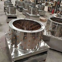 Plumeuse de volaille commerciale plumeuse de poulet bon marché et machine à échauder
