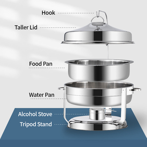 Scaldavivande Digitale Intelligente in Acciaio Inox per Hotel di Lusso, Ristoranti e Feste, con Spegnimento Automatico di Sicurezza - Product Image 5