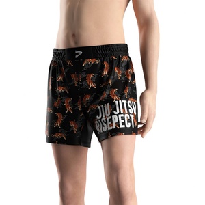 Vêtements de sport pour hommes de haute qualité, shorts et t-shirts ajustés pour la course à pied et la musculation, vente en gros de vêtements d'arts martiaux - Product Image 5