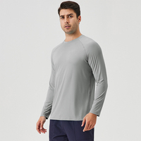 Camiseta de Manga Larga con Protección Solar UPF 50+ de Secado Rápido y Cierre de Cremallera para Hombre, para Pesca y Actividades al Aire Libre en Verano