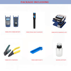 FTTH оптоволоконное оборудование, Кабельный инструмент, оптическое волокно с визуальным локатором неисправностей и оптическим измерителем мощности, набор инструментов для оптоволокна - Product Image 3