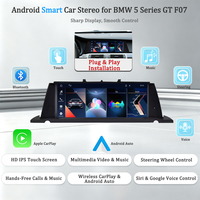 Système Linux pour voiture compatible Android Auto BMW Série 5 GT F07 Carplay Navigation Lecteur vidéo 10,25 pouces 2010-2017 LELV