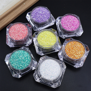 Paillettes résistantes aux solvants pour globe à neige, paillettes en polyester pour la peinture, autres <span class=keywords><strong>d</strong></span>écorations de fête, mini-poussière artisanale - Product Image 2