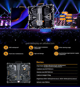 Snelle installatie <span class=keywords><strong>LED</strong></span>-scherm 4m x 3m naadloze splicing gigantisch podium concert achtergrond <span class=keywords><strong>LED</strong></span>-videowall compleet systeem - Product Image 3