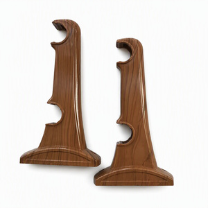 Supporto in plastica per asta romana per tende vintage, supporto universale per doppia asta stile antico, accessorio per binario, materiale ausiliario - Product Image 3