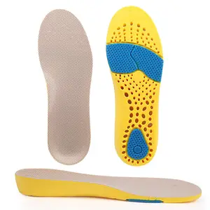 Homens Honeycomb Elastic Shock Absorbing Sapato Palmilhas Ortopédicos Espuma De Memória Insere Gel Absorção De Choque Sapato Pad