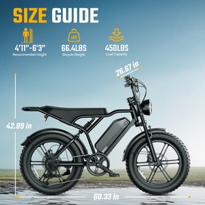 <span class=keywords><strong>Vélo</strong></span> électrique Fatbike 20 pouces en stock UE, 250W 750W, pneus larges, pour adolescents et adultes - Product Image 5