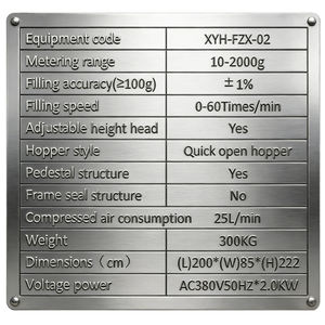 Máquina de Llenado de Polvo, Máquina de Llenado de Polvo de Tipo Tornillo de Sobremesa <span class=keywords><strong>Macha</strong></span> - Product Image 4