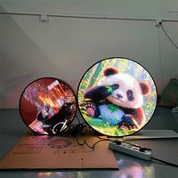 Écran d'affichage vidéo LED circulaire intérieur/extérieur P2.5 5V pour usage éducatif, écran tactile capacitif IP65
