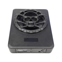 Subwoofer de voiture actif DSP 10 pouces, mince, 6.1 canaux, haut-parleur de basses sous siège avec amplificateur intégré, système audio 12V, fournisseur en gros