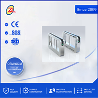 Barrera Abatible de Acero Inoxidable 304 con Motor sin Escobillas, Control de Acceso por RFID, Código QR y Reconocimiento Facial para Oficina, OEM, ODM, CE, Altura 35
