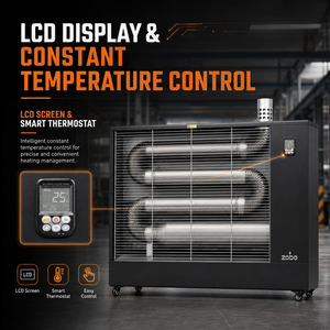 Calentador de queroseno diésel infrarrojo Smart Room Protección contra sobrecalentamiento Independiente para uso doméstico Hecho en China - Product Image 5
