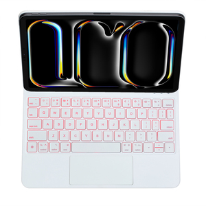 เคสคีย์บอร์ดแม่เหล็กแบบลอยได้ พร้อมทัชแพด ไฟ RGB แบตเตอรี่ 500mAh ใช้ได้กับ <span class=keywords><strong>iPad</strong></span> <span class=keywords><strong>Pro</strong></span> 11 M4 2024 / <span class=keywords><strong>iPad</strong></span> <span class=keywords><strong>Pro</strong></span> 11 M5 2025 - Product Image 4