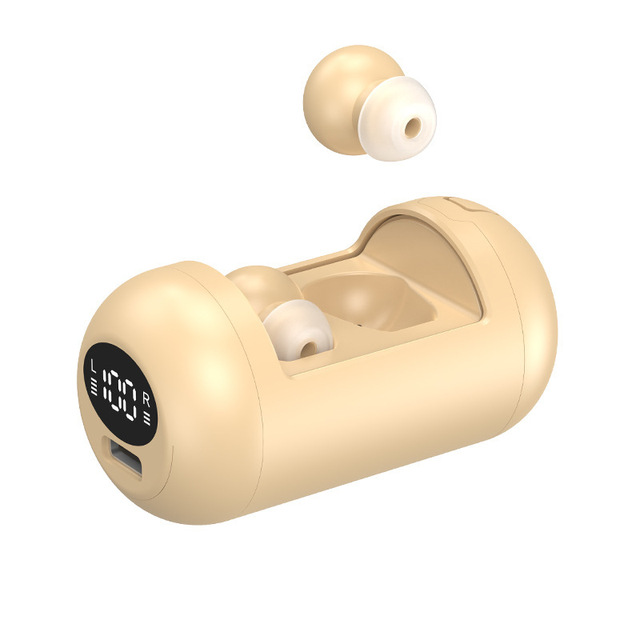 Invisible Earphones New Hidden Earbuds Wireless Mini Ultra-Small In-Ear Sneaky Use Micro Sleep Noise-Canceling IPX5 Headphone