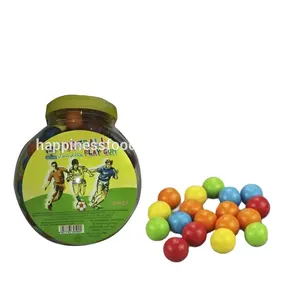 Multicolor Football Ball Shape Bubble Gum Ball Chewing Gum