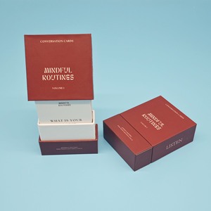 Nhà máy chất lượng cao hàng ngày inspirational thẻ trò chơi tích cực tự khẳng định thẻ tùy chỉnh in ấn chơi thẻ với hộp đóng gói - Product Image 5