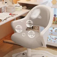 Chaise de bureau d'ordinateur moderne confortable, assise longue, étude, coussin souple, chaise pivotante mobile