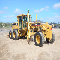 Promotion : Niveleuse routière d'occasion Cat 140G 140K en bon état, niveleuse 120G 140H avec pompe à roulement, modèle 2012, 185 CV, origine Japon
