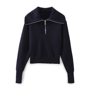 SHENZHU 2026 Nouveau <span class=keywords><strong>Pull</strong></span> Tricoté à Col Zippé et Manches Longues pour Femme, Style Européen et Américain 5536155 - Product Image 1