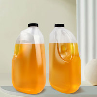 Conteneur en plastique de 2 litres pour détergent à lessive, désinfectant pour les mains, bouteille d'eau liquide pour désinfection