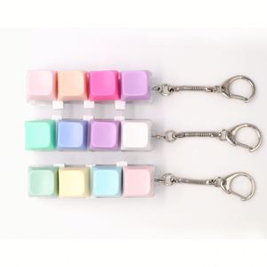 <b>Custom</b> Cute <b>Keychain</b> Multiple Color Options Stim Toy Stress Relief Design Keycap Fidget <b>Keychain</b> - Product Image 1