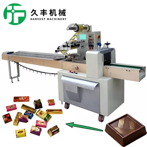 Impacchettatrice per cravatta al collo per cioccolato-nastro elegante sulla parte superiore con tecnologia di tenuta a freddo, 180 p/min - Product Image 6