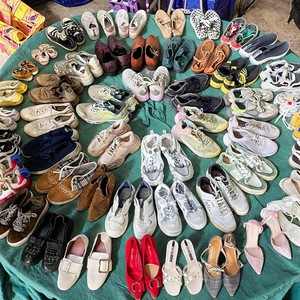 Gracer Women <b>Summer</b> Fashion Breathable Open Toe Slip-On Solid Sandals Mixed Sizes Styles Bulk Shipment - Product Image 6