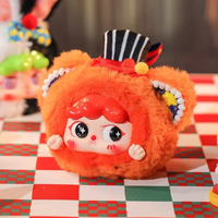 Véritable modèle Kawaii PVC Action Figure Cute Three Migo Dream Circus Baby Doll Frozen Collectible Toy for Holiday Gift