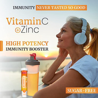 Compléments Alimentaires pour Femmes et Adolescentes, 4 Packs de 20 Comprimés Effervescents de Vitamines B6 et C, Couleurs Personnalisables, OEM/ODM Disponibles