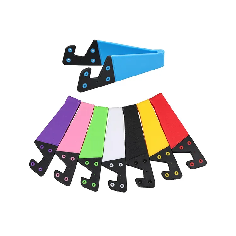 Articoli da regalo di Marketing colorati piedistallo da tavolo in plastica Pp nuovo prodotto 2023 il sostenitore del telefono Stander