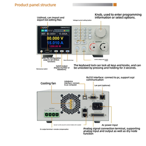 Fuente de Alimentación CC Programable de Alta Potencia OWON OWH67 1200W - 3000W Simulador Fotovoltaico LAN - Product Image 3