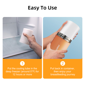 Termo Multifuncional 2 en 1 Momcare para Leche Materna y Alimentos, Biberón Aislado de 350 ml para Leche y Comida para Bebés - Product Image 4