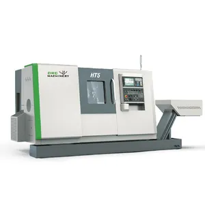 High quality double spindle cnc machine tool HT5 slant bed cnc turning Center cnc lathe for sale