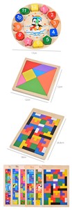 Juguete Educativo Temprano Montessori de Madera, Juego de Actividades Multifunción para Bebés <span class=keywords><strong>y</strong></span> Niños Pequeños, Xilófono de Tonos, Torre Arcoíris, Habilidades Motoras Finas - Product Image 4