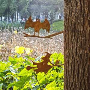 Ornements de jardin en plastique : écureuil, lion <span class=keywords><strong>rose</strong></span> de Noël, cheval de montagne rouillé, coccinelle, lutin, hibou, <span class=keywords><strong>flamant</strong></span> <span class=keywords><strong>rose</strong></span> <span class=keywords><strong>rose</strong></span> - Product Image 3