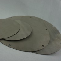 Filter Bubuk Peralatan Industri 304, Saringan Kawat Baja Tahan Karat, Bentuk Bulat, Cakram Filter Sinter