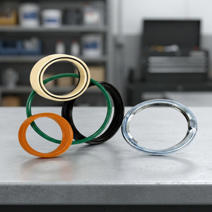 Juego de Juntas Tóricas en Colores Naranja, Verde, Negro, Dorado y Plateado para Aplicaciones de Sellado Industrial - Product Image 2