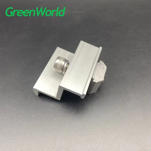 Système de fixation solaire à bas <span class=keywords><strong>prix</strong></span>, pince intermédiaire en aluminium - Product Image 4