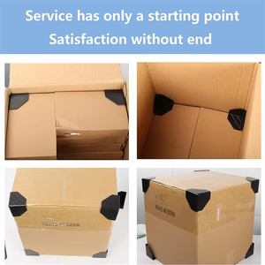 Đen PP vật liệu cạnh bảo vệ nhựa bao bì góc bảo vệ 1mm Độ dày tùy chỉnh kích thước cho chống va chạm góc bên phải - Product Image 4