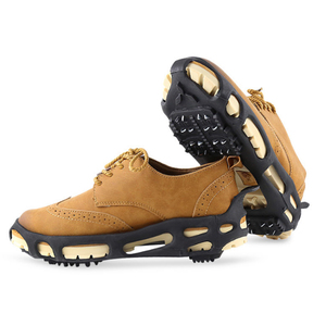 2 Paia Di Ramponi Antiscivolo Per Scarpe Invernali, Punte In Acciaio, Taglia M (34-38) E L (39-44), Per Neve E Ghiaccio
