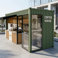 Nouvelle Cabine Mobile Conteneurisée pour Restaurants, Idéale pour Cafés et Salons de Thé – Installation Facile N'importe Quand et N'importe Où sur Rue